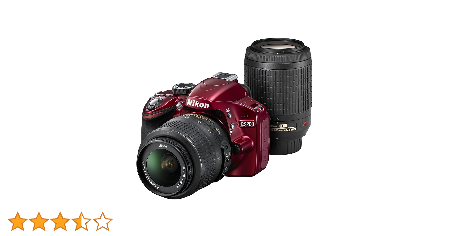 Nikon - Nikon 一眼レフカメラ　D3200セット ニコン 【 453ショット 】Nikon D3200 AF-S18-55mmVR レンズ